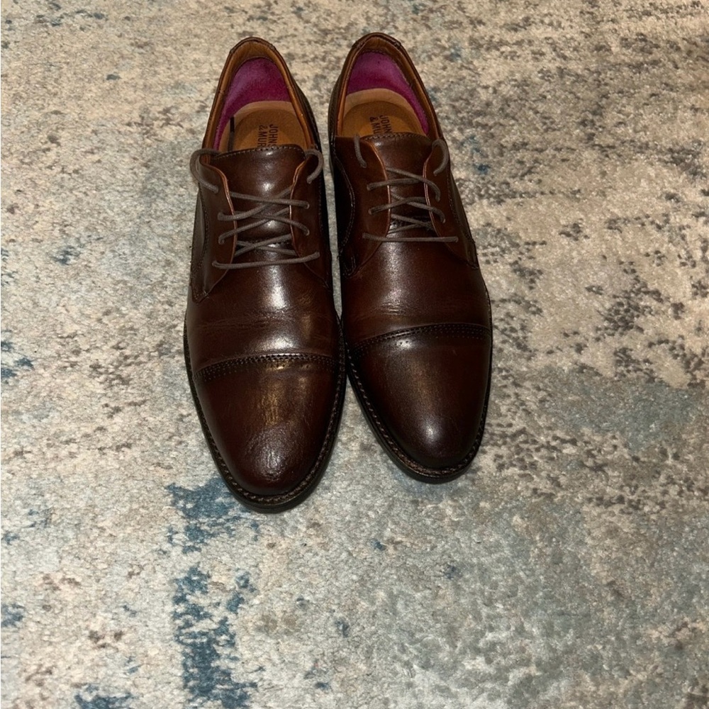 Men's Brown Leather Dress Shoes